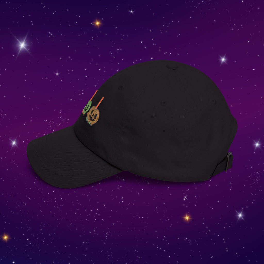 No Tricks. OnlyTreats! Candy Apples - Halloween Pumpkin Dad Cap (Embroidered)