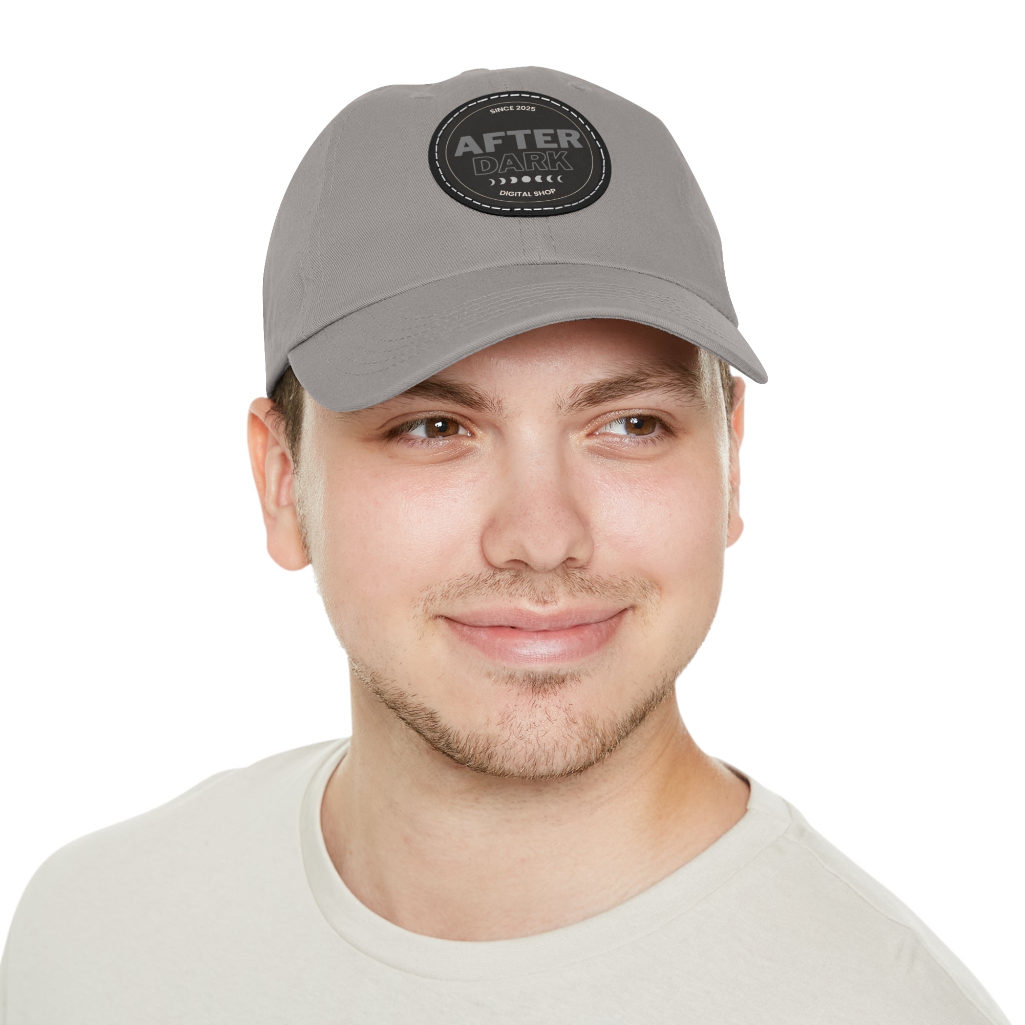 After Dark Branded Leather Patch Dad Hat (Est 2025) Official Merch