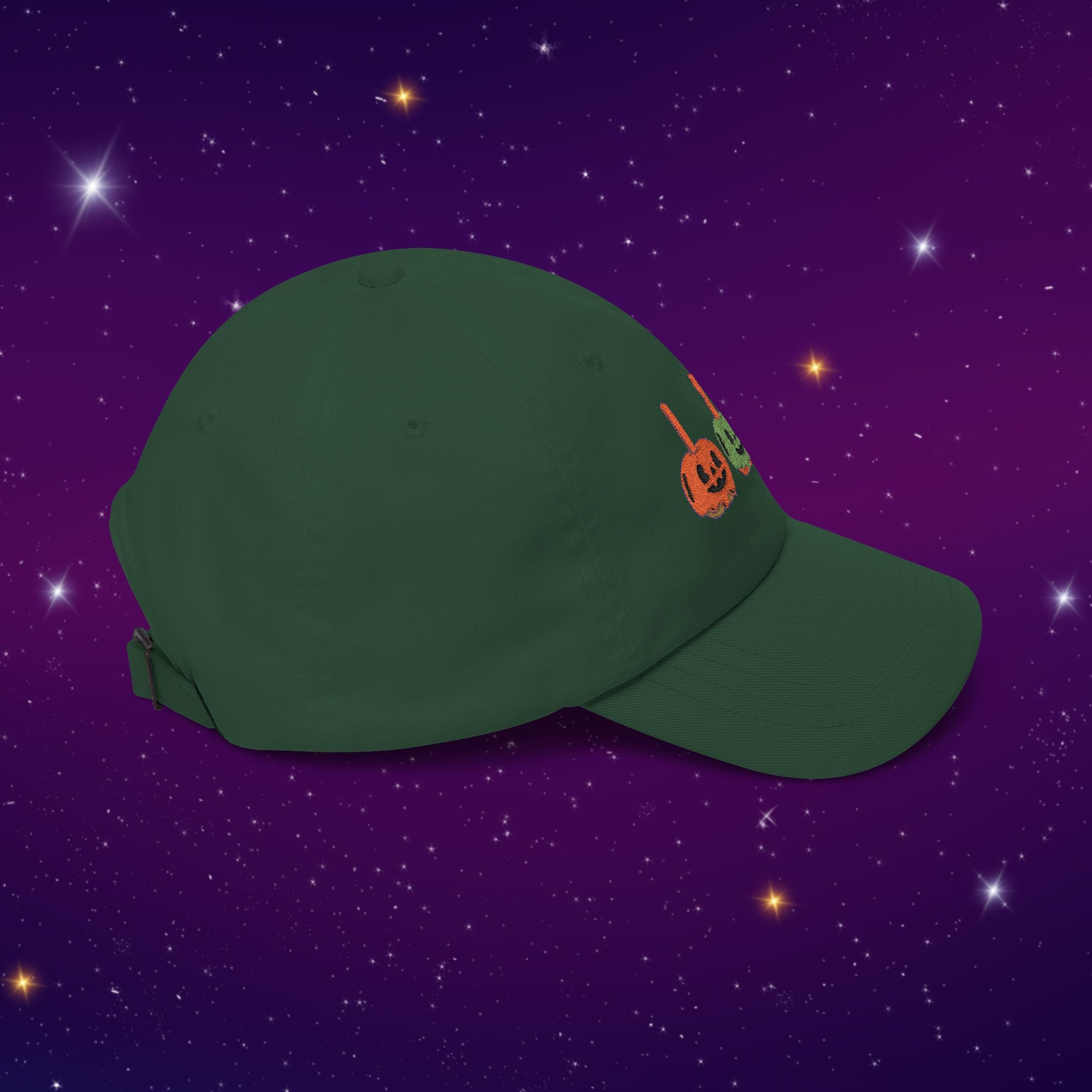 No Tricks. OnlyTreats! Candy Apples - Halloween Pumpkin Dad Cap (Embroidered)