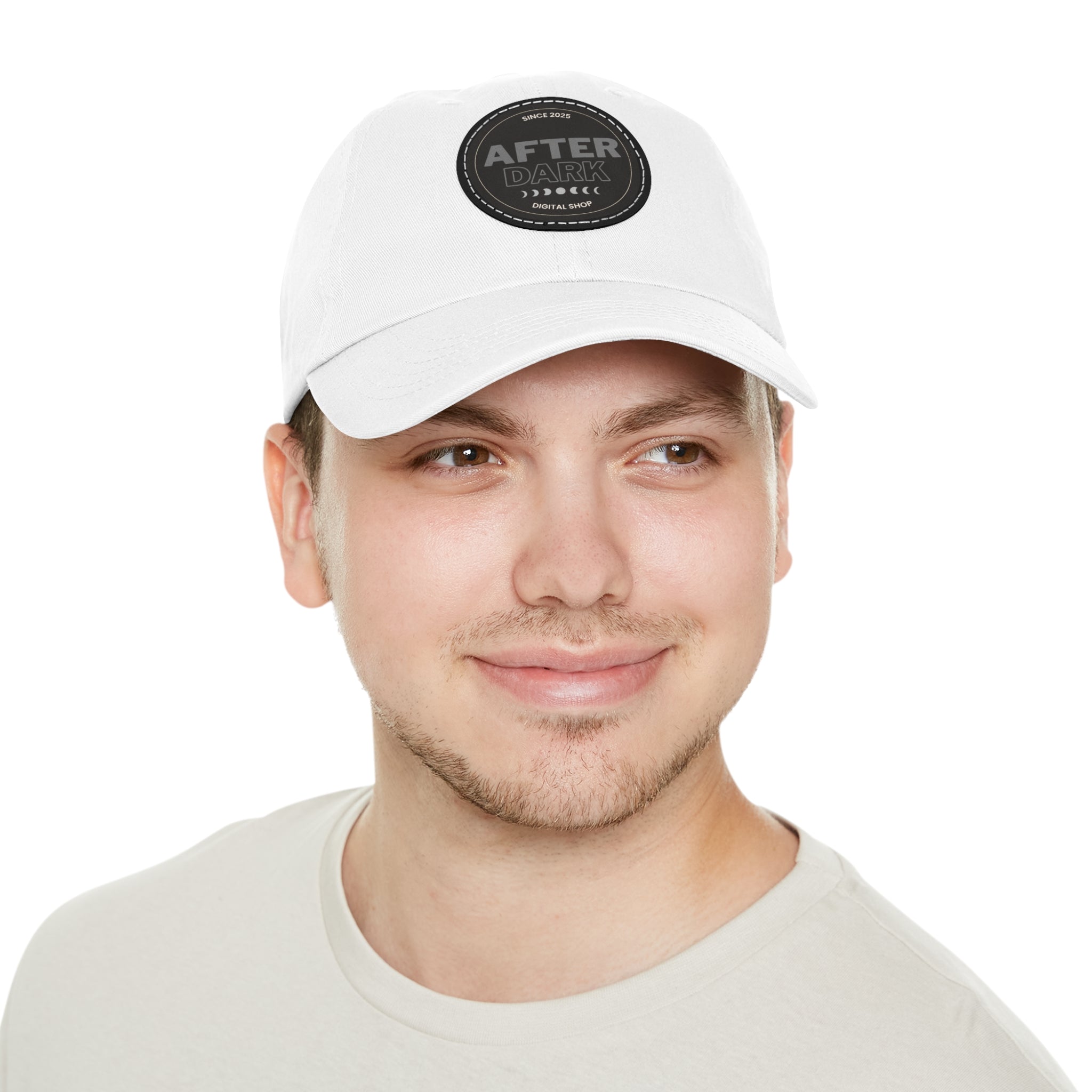 After Dark Branded Leather Patch Dad Hat (Est 2025) Official Merch