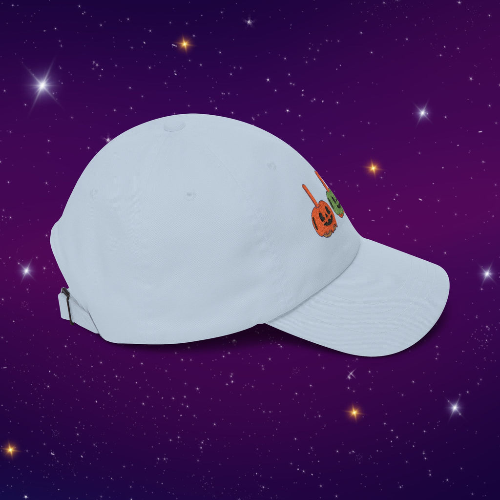 No Tricks. OnlyTreats! Candy Apples - Halloween Pumpkin Dad Cap (Embroidered)