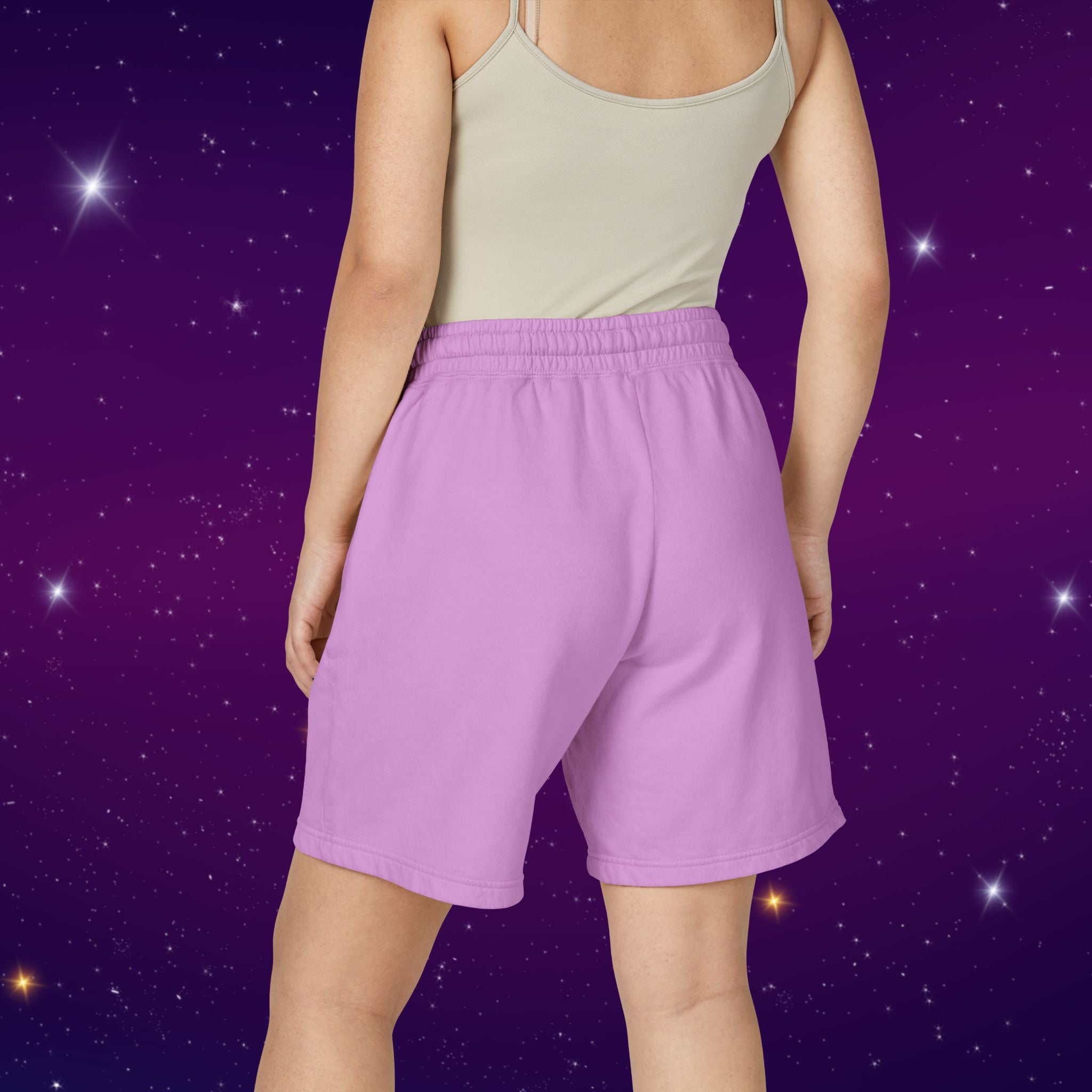 Stayin' Up All Night - Pj Lounge Fleece Sweat Shorts