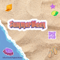 Summerween Gothic Font Sticker