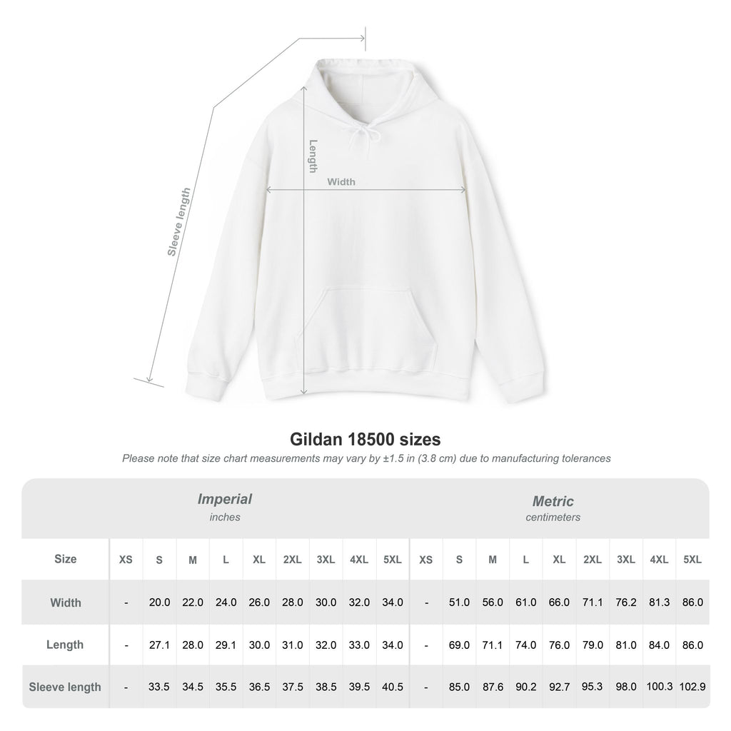 Hotter Than Hell - Embroidered Hooded Sweatshirt