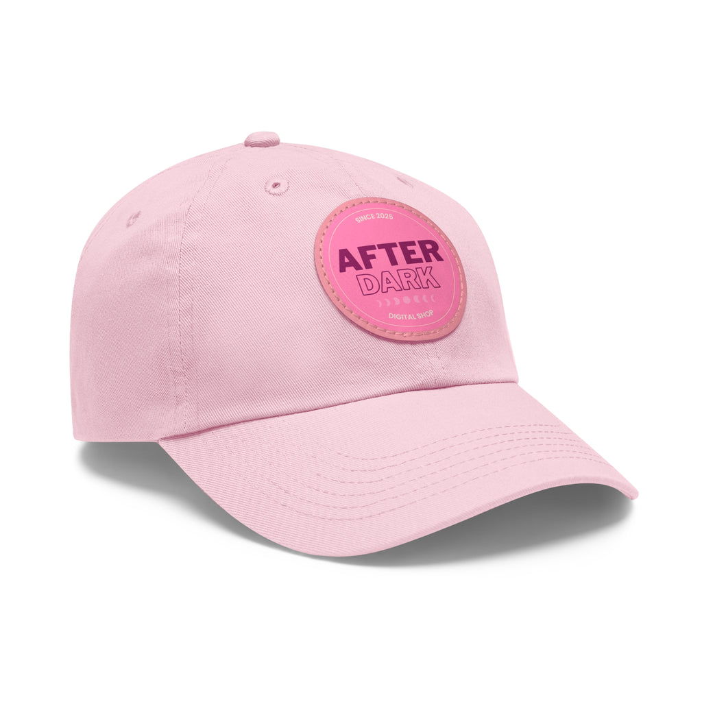 After Dark Branded Leather Patch Dad Hat (Est 2025) Official Merch