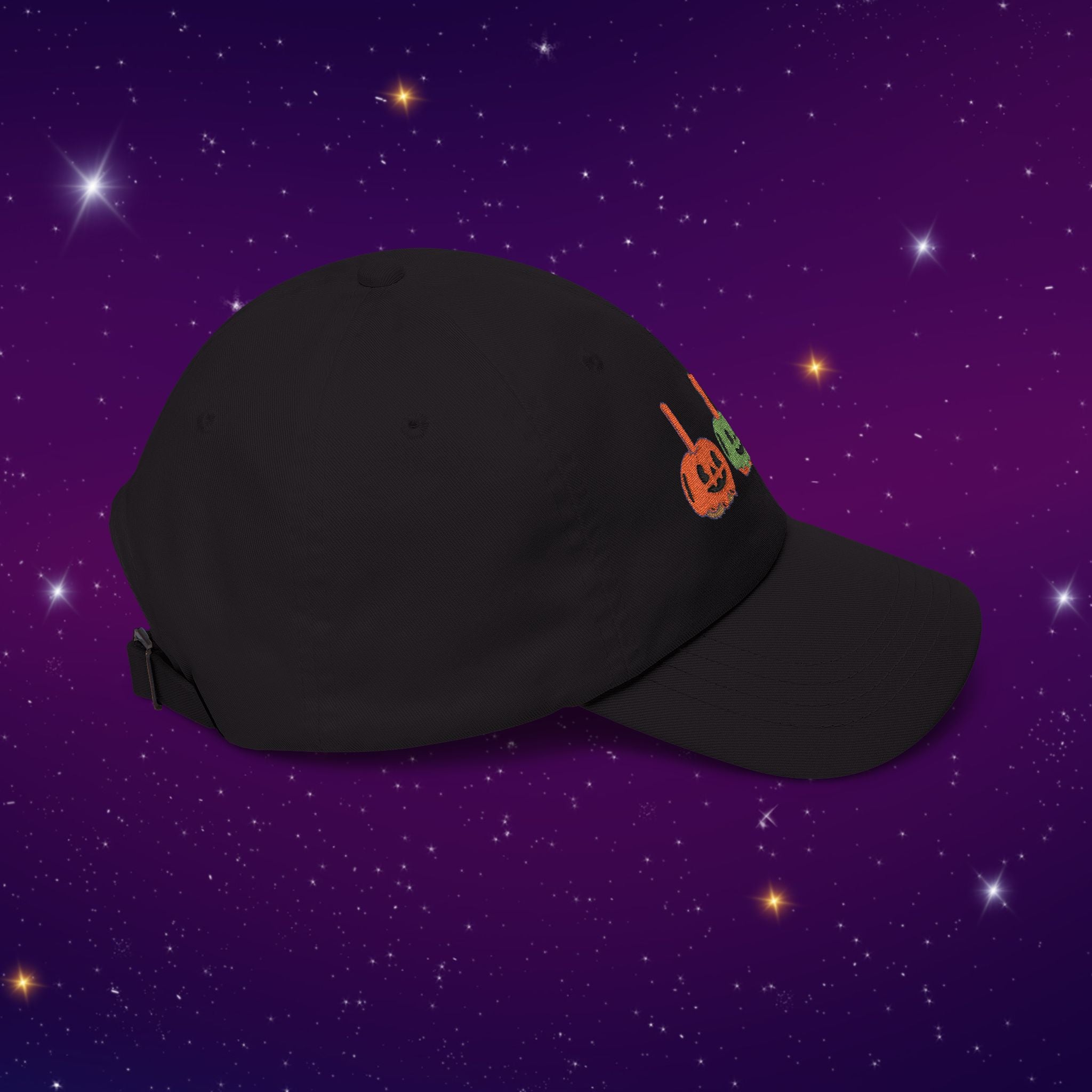 No Tricks. OnlyTreats! Candy Apples - Halloween Pumpkin Dad Cap (Embroidered)