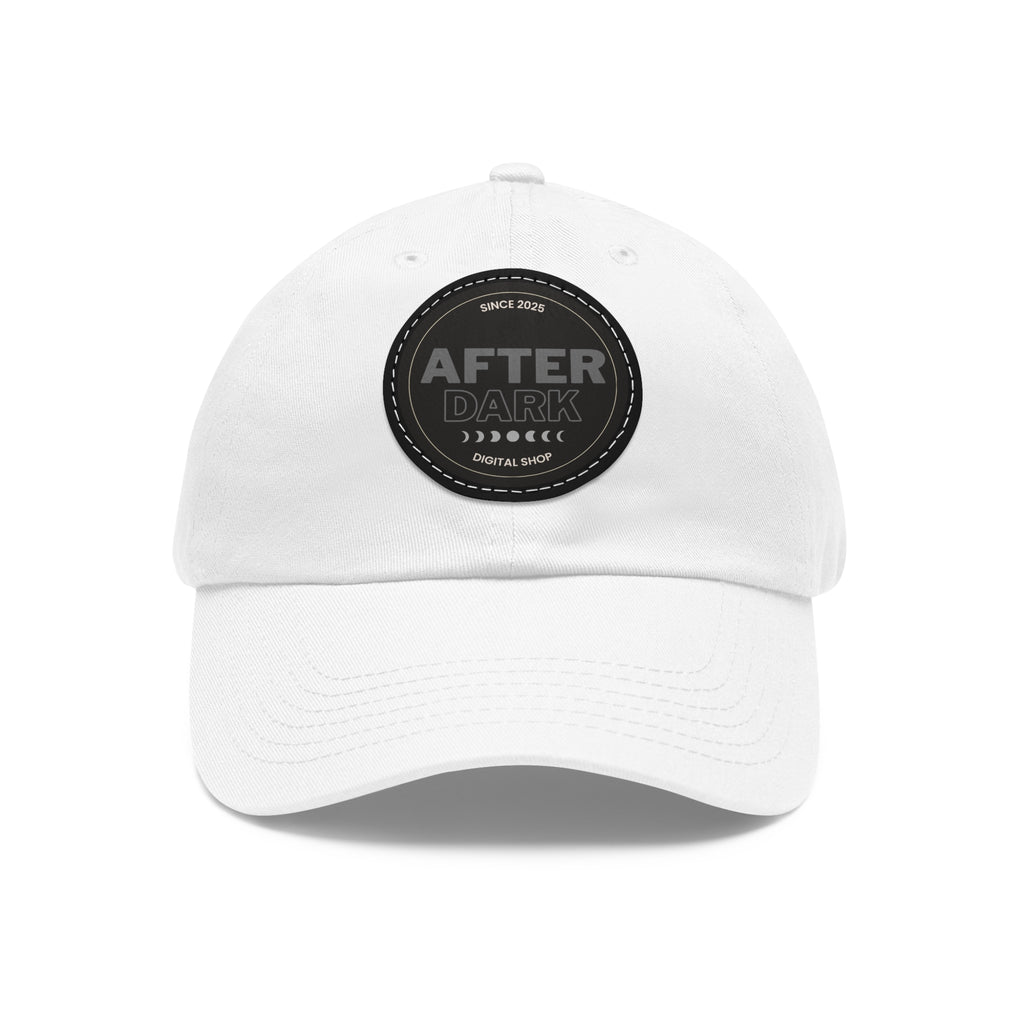 After Dark Branded Leather Patch Dad Hat (Est 2025) Official Merch
