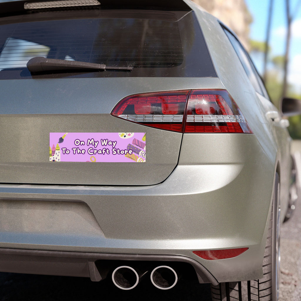 ONW! To The Craft Store -  Cute Crafty Travel Bumper Sticker