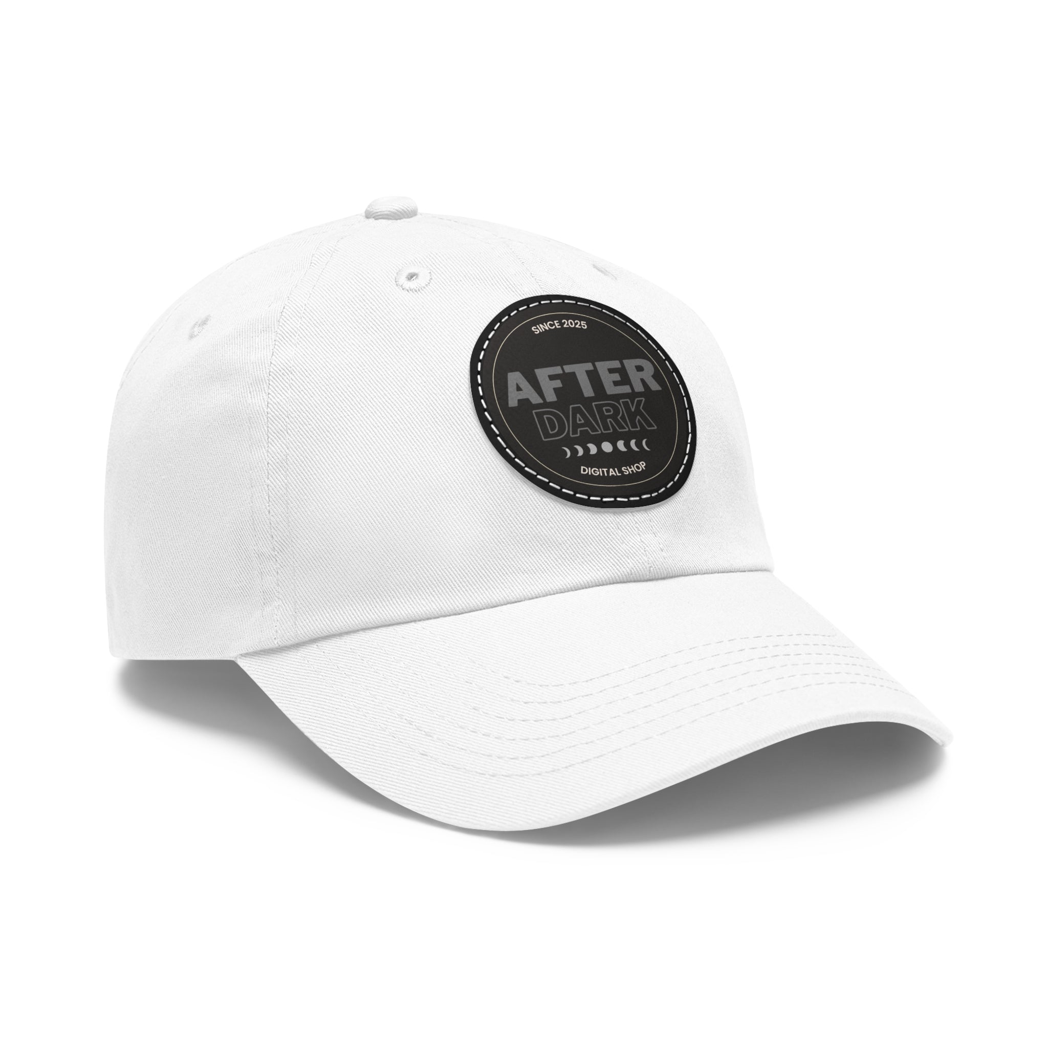 After Dark Branded Leather Patch Dad Hat (Est 2025) Official Merch