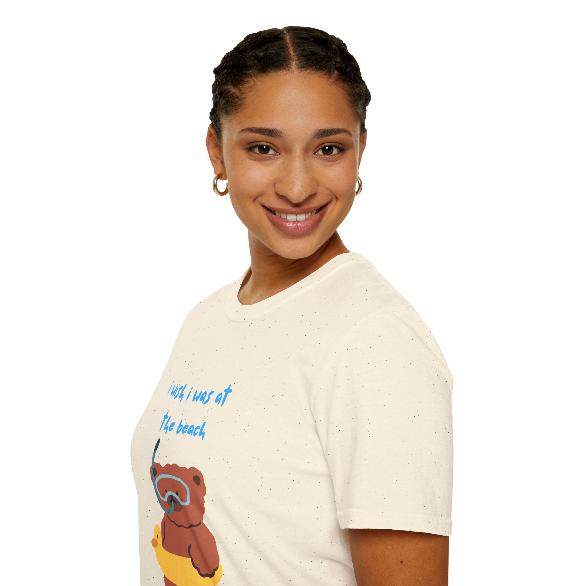 Beach Bear -  SummerWeen I Wish I was At The Beach Graphic Tee