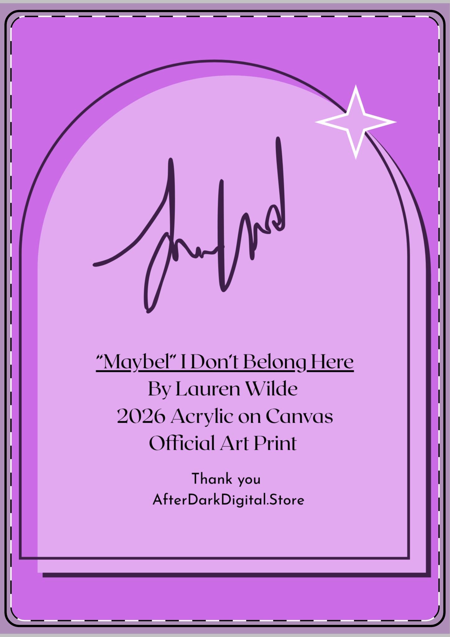 I Don't Belong Here (Surreal Portrait) Art Print (5x7)