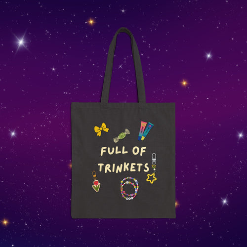 Full of Trinkets Cotton Tote Bag