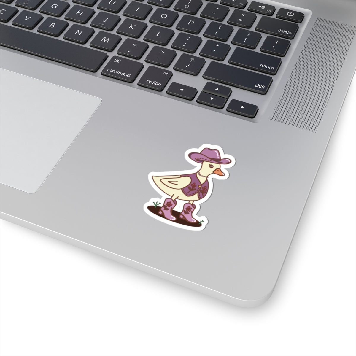 "Oh, How the Goose was Silly"  - Cute Farm Animal Kiss-Cut Vinyl Sticker (2x2 or 3x3)