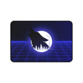 Midnight Magic - Neon Vaporwave Wolf Mouse Pad for Gamers & Creatives