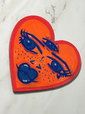 Third Eye Open - Original Artwork LW Acrylic on Magnetic Canvas 2.95 x 2.95
