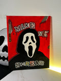 Make Me Scream - Artwork Inspired by SCREAM LW Acrylic on Canvas 8 x 10v